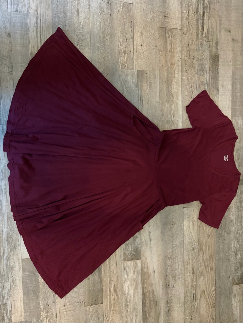 Svaha Burgundy Dress